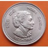 INDIA 5 RUPIAS 1984 1917 INDIRA GANDHI KM.150 MONEDA DE NICKEL SC- 5 Rupees