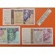 . @PVP NUEVOS 450€@ 5 Billetes x PORTUGAL 500 + 1000 + 2000 + 5000 + 10000 ESCUDOS 1996 y 1997 CARABELAS Pick 187/191 MBC-