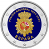 . 1 aaacoin @ENVIO HOY@ COLOR Nº 7 - ESPAÑA 2 EUROS 2024 POLICÍA NACIONAL 200 ANIVERSARIO Cápsula MONEDA CONMEMORATIVA