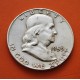 . 3 Monedas x ESTADOS UNIDOS 1/2 DOLAR 1945 D WALKING LIBERTY + 1959 D FRANKLIN + 1964 P KENNEDY PLATA MBC+ USA