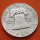 . 3 Monedas x ESTADOS UNIDOS 1/2 DOLAR 1945 D WALKING LIBERTY + 1959 D FRANKLIN + 1964 P KENNEDY PLATA MBC+ USA