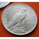 . 2 monedas SC x ESTADOS UNIDOS 1 DOLAR 1923 PEACE KM.150 + 1 DOLAR 2023 EAGLE PLATA Onza Oz USA $1 Dollar silver coin