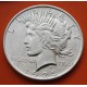 . 2 monedas SC x ESTADOS UNIDOS 1 DOLAR 1923 PEACE KM.150 + 1 DOLAR 2023 EAGLE PLATA Onza Oz USA $1 Dollar silver coin