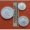 . 3 monedas x MEXICO 25 + 50 + 100 PESOS 1992 GUERRERO AGUILA PLATA PURA SC Mejico Silver 1 ONZA + 1/2 + 1/4 OZ