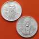 . 2 monedas SC x MEXICO 100 PESOS 1977 + 1978 JOSE MORELOS KM.483.2 PLATA Habituales imperfecciones 0,92 ONZAS