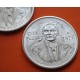 . 2 monedas SC x MEXICO 100 PESOS 1977 + 1978 JOSE MORELOS KM.483.2 PLATA Habituales imperfecciones 0,92 ONZAS