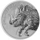 . 1 aaaaacoin ALEMANIA 5 MARK 2025 JABALÍ GULLINBURSTI MEDALLA DE PLATA + CERTIFICADO ONZA OZ Germania Mint