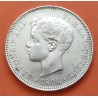 ESPAÑA 5 PESETAS 1898 * 18 98 SGV REY ALFONSO XIII KM.707 MONEDA DE PLATA (DURO) Spain silver R/1