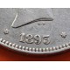 @RARA@ ESPAÑA 5 PESETAS 1893 * 18 9- PGV REY ALFONSO XIII KM.700 MONEDA DE PLATA (DURO) Spain silver R/4