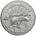CANADA 1 DOLAR 1980 OSO POLAR KM.128 MONEDA DE PLATA PROOFLIKE $1 Dollar silver Polar Bear