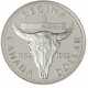 CANADA 1 DOLAR 1982 CABEZA DE BUFFALO REGINA ISABEL II KM.133 MONEDA DE PLATA PROOFLIKE silver 1 Dollar