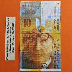 SUIZA 10 FRANCOS 2008 LE CORBUSIER Ver Firmas Pick 67.C.74 ***LEVE ROTURA*** BILLETE MBC- Switzerland 10 Francs
