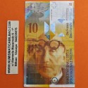 SUIZA 10 FRANCOS 2008 LE CORBUSIER Ver Firmas Pick 67.C.74 ***LEVE ROTURA*** BILLETE MBC- Switzerland 10 Francs