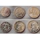 . 3 Monedas SC x CROACIA 10 CENTIMOS 2023 + 20 CENTIMOS 2023 + 50 CENTIMOS 2023 NIKOLA TESLA LATÓN Croatia