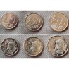 . 3 Monedas SC x CROACIA 10 CENTIMOS 2023 + 20 CENTIMOS 2023 + 50 CENTIMOS 2023 NIKOLA TESLA LATÓN Croatia