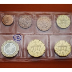 . @VER FOTOS@ 35 monedas x ALEMANIA MONEDAS EURO 2012 SC 1+2+5+10+20+50 Centimos + 1 EURO Letras A+D+F+G+J
