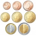 . @ENVIO HOY@ LUXEMBURGO MONEDAS EURO 2025 SC 1+2+5+10+20+50 Centimos + 1 EURO + 2 EUROS 2025 SERIE TIRA Luxembourg