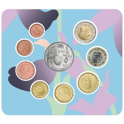 . 1 aaaaacoin SAN MARINO CARTERA OFICIAL EUROS 2025 SC 1+2+5+10+20+50 Cts. 1€ + 2 EUROS 2025 + 5 EUROS 2025 PLATA ORQUIDEA
