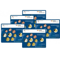 . 1 acoin ALEMANIA 5 CARTERAS EURO 2025 A+D+F+G+J BU SET 1+2+5+10+20+50 Centimos + 1€ + 2€ AGUILA + 2 EUROS 2025 Tirada 10.000