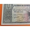 ESPAÑA 500 PESETAS 21 de OCTUBRE de 1940 ENTIERRO del CONDE ORGAZ Serie 1758082 @RARO BILLETE@ EBC
