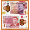 . @NUEVO y ESCASO - 1º BILLETE de CARLOS III@ INGLATERRA 50 LIBRAS 2024 KING CHARLES III Pick 401 UK Pounds UNC BANKNOTE