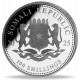 . 1 aaaaaacoin @30/MAYO Envío@ SOMALIA 100 SHILLINGS 2025 LEOPARDO African Wildlife MONEDA DE PLATA cápsula ONZA OZ Leopard
