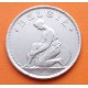 BELGICA 1 FRANCO 1923 ALEGORIA FEMENINA Rey ALBERTO I Leyenda GOED VOOR KM.90 MONEDA DE NICKEL EBC Belgium