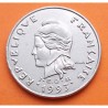 POLINESIA FRANCESA 10 FRANCOS 1993 DAMA ABORIGEN y MASCARA ABORIGEN KM.8 MONEDA DE NICKEL SC- Polynesie Francaise
