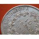 @VER FOTOS@ FRANCIA 10 FRANCOS 1970 HERCULES TRES GRACIAS KM.932 MONEDA DE PLATA SC + SOMBRA France silver 10 Francs R/2