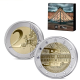 . 1 aaaaaacoin @PROOF INVERSO - ESTUCHE@ FRANCIA 2 EUROS 2025 MUSEO DEL LOUVRE 1ª MONEDA CONMEMORATIVA France INVERSE