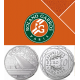. 1 aaaaaaaacoin @2/JUNIO Envío@ FRANCIA 10 EUROS 2025 TORNEO DE TENIS ROLAND GARROS MONEDA DE PLATA Blister