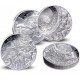 . 1 aaaacoin 4 MONEDAS x FRANCIA 10 EUROS 2025 AÑO DE JULIO VERNE El Arte de la Pluma PLATA ESTUCHE Tirada 3.000