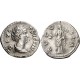 . **100% ORIGINAL** IMPERIO ROMANO DENARIO Emperatriz FAUSTINA MADRE 105 - 141 dc Ceca de ROMA Diosa VESTA PLATA