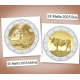 . 1 aaaaaaaaacoin @11/JUNIO Envío@ MALTA 2 EUROS 2025 BUEY + CIUDADELA DE MDINA **NO ESTUCHE** 2 MONEDAS CONMEMORATIVAS