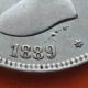 ESPAÑA 5 PESETAS 1889 * 18 89 MPM REY ALFONSO XIII KM.689 MONEDA DE PLATA (DURO) Spain silver R/1