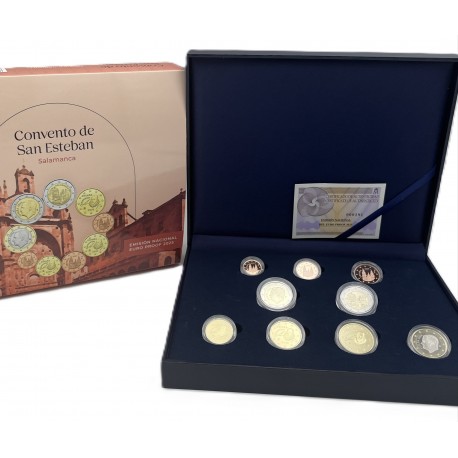 . 1 aaaaaaaacoin @17/JUNIO Envío@ ESPAÑA ESTUCHE FNMT EURO 2025 PROOF 1 Cts. a 2€ + 2 EUROS 2025 SALAMANCA Tirada 1.500 EUROSET