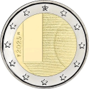 . 1 aaaaaaaaacoin @13/JUNIO Envío@ FINLANDIA 2 EUROS 2025 DIPLOMACÍA y POLÍTICA EXTERIOR 1ª MONEDA CONMEMORATIVA Tirada 270.000