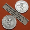 @PRECIOSA@ MEXICO 25 PESOS 1968 XIX JUEGOS OLIMPICOS JUGADOR DE PELOTA KM.479.1 MONEDA DE PLATA SC- Mejico silver coin