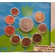 SAN MARINO CARTERA OFICIAL EUROS 2008 SET KMS 1+2+5+10+20+50 CENTIMOS 1 EURO + 2 EUROS 2008 + 5 EUROS PLATA