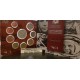 SAN MARINO CARTERA OFICIAL EUROS 2011 SET KMS 1+2+5+10+20+50 CENTIMOS 1 EURO + 2 EUROS 2011 + 5 EUROS PLATA