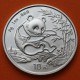 CHINA 10 YUAN 1994 OSO PANDA y PAGODA @FECHA GRANDE@ MONEDA DE PLATA SC 1 OZ ONZA OUNCE silver coin LARGE DATE