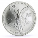 @VER FOTOS@ MEXICO 1 ONZA 1992 ANGEL LIBERTAD MONEDA DE PLATA PURA SC Mejico silver coin OZ OUNCE CÁPSULA R/2