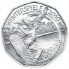 @COINCARD@ AUSTRIA 5 EUROS 2010 SNOWBOARD OLIMPIADA DE INVIERNO MONEDA DE PLATA SC Österreich