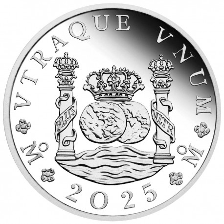 . 1 aaaaaaacoin AUSTRALIA 1 DOLAR 2025 COLUMNARIO ESPAÑOL MONEDA DE PLATA cápsula ONZA OZ PILLAR DOLLAR