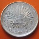 @ESCASA@ MEXICO 1 PESO 1901 F.Z. ZACATECAS Zs GORRO FRIGIO y AGUILA KM.409.3 MONEDA DE PLATA silver coin R/2