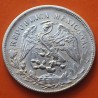 @ESCASA@ MEXICO 1 PESO 1901 F.Z. ZACATECAS Zs GORRO FRIGIO y AGUILA KM.409.3 MONEDA DE PLATA silver coin R/2