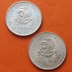 . 2 Monedas MBC x MEXICO 5 PESOS 1952 + 5 PESOS 1953 HIDALGO KM.467 PLATA México silver coin 1,28 ONZAS R/4