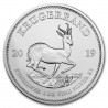 @1 ONZA 2019 - RARA@ SUDAFRICA 1 KRUGERRAND 2019 ANTILOPE MONEDA DE PLATA PURA SC South Africa OUNCE OZ