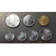 . 7 monedas x VATICANO 1969 PAPA PABLO VI SC 1+2+5+10+20+50+100 LIRAS 1969 ANGELES y QUERUBINES Paulus VI