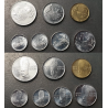 . 7 monedas x VATICANO 1969 PAPA PABLO VI SC 1+2+5+10+20+50+100 LIRAS 1969 ANGELES y QUERUBINES Paulus VI
